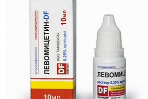 Очні краплі для дітей. Левоміцетин