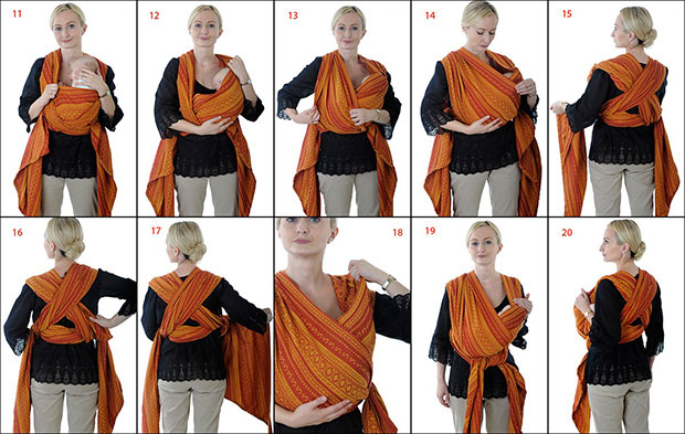 Простий спосіб зав'язування слінга