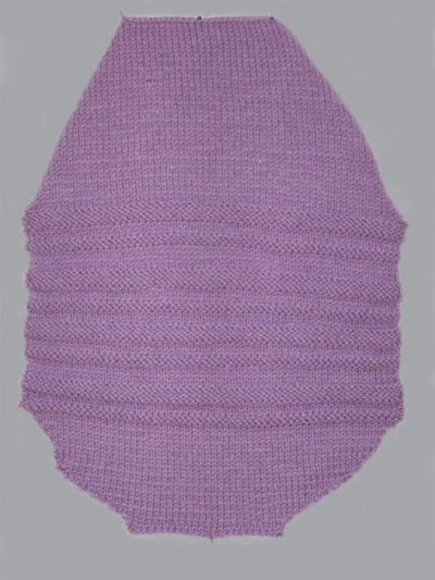 Як звязати конверт спицями для новонародженого