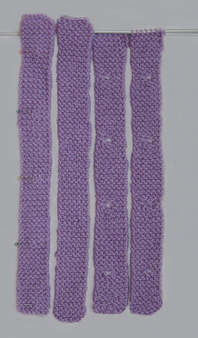 Як звязати конверт спицями для новонародженого