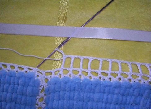 Вязані пледи для новонародженого