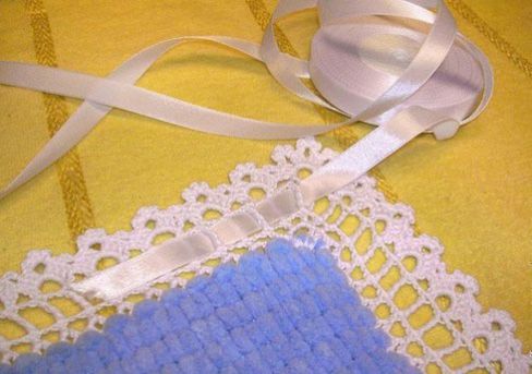 Вязані пледи для новонародженого