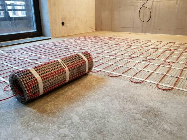 Монтаж электрического пола